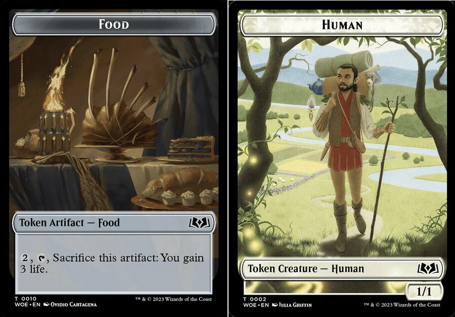 Food Token (0010) // Human Token - Foil